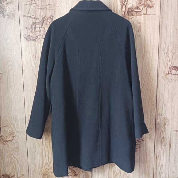 London Fog Single Breast Wool Blend Pea Coat Size XL - Picture 4 of 10